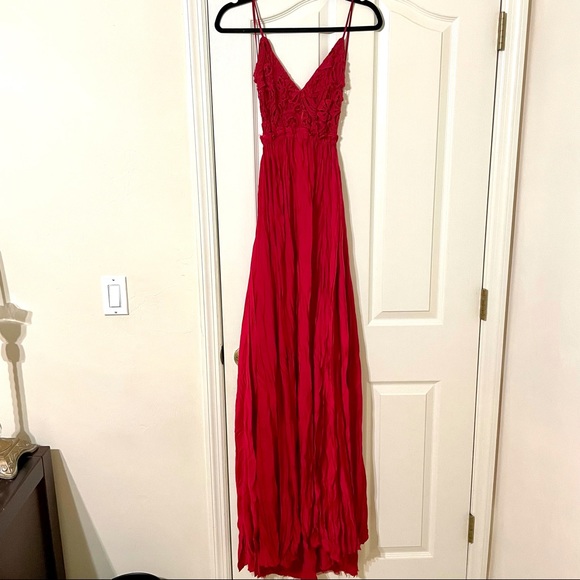 Lulus Snowy Meadow Crocheted Maxi Dress - Picture 6 of 14